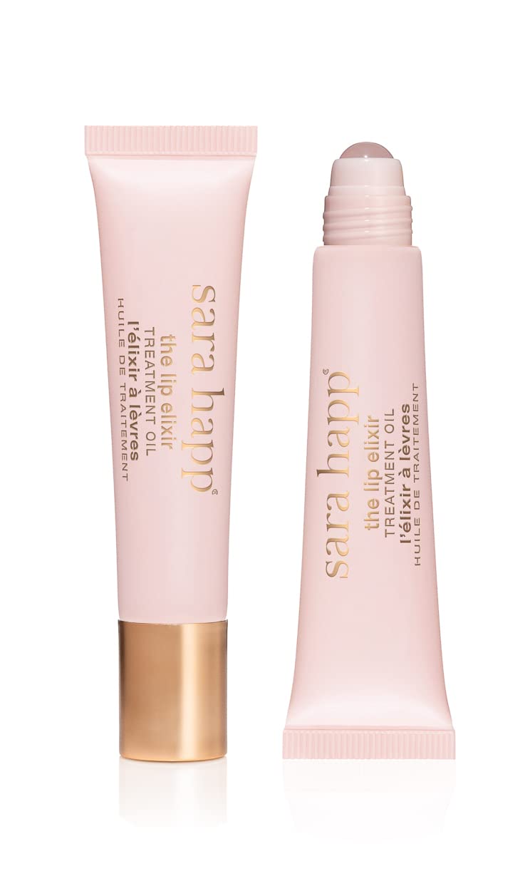 Sara Happ The Lip Elixir: Hydrating Lip Treatment Oil for Lips: Refine Fine Lines & Reduce Signs of Aging, Rejuvenating, Moisturizing with Jojoba Oil Beauty & Personal Care Sara Happ