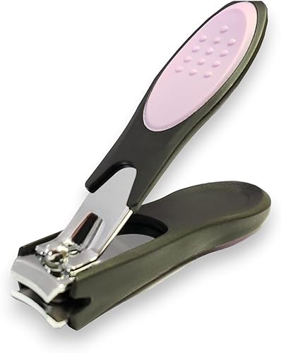 Dream Cut Nail Clipper, Toenail Clippers, Chrome Plated, Stainless Steel, Sharp, Sturdy, Comfort Grip, Nail Catcher, for Men and Women, Nail Cutter Beauty & Personal Care DreamCut