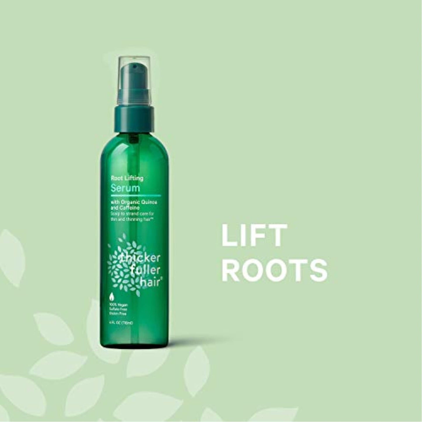 Thicker Fuller Hair, Root Lifting Serum By, Green, 4 Fl Oz Beauty & Personal Care Thicker Fuller Hair