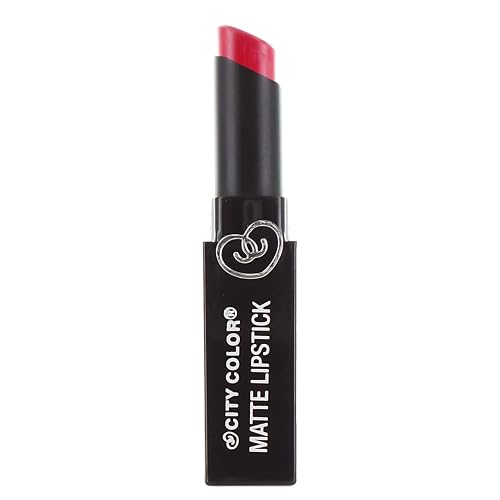 CITY COLOR Matte Lipstick L0050B Crimson Beauty & Personal Care CITY COLOR