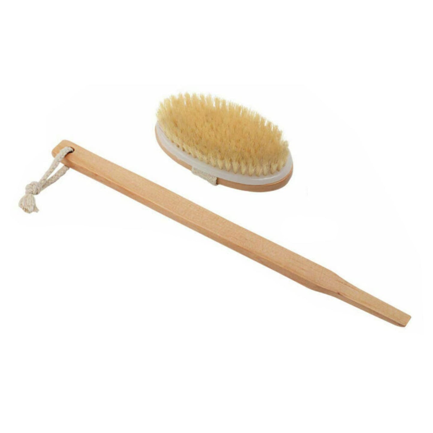DAGIJIRD Comfortable Bristle Wooden Long-Handled Bath Shower Body Back Dry Skin Cleaning Tool Spa Scrubber Brush Beauty and Personal Care DAGIJIRD