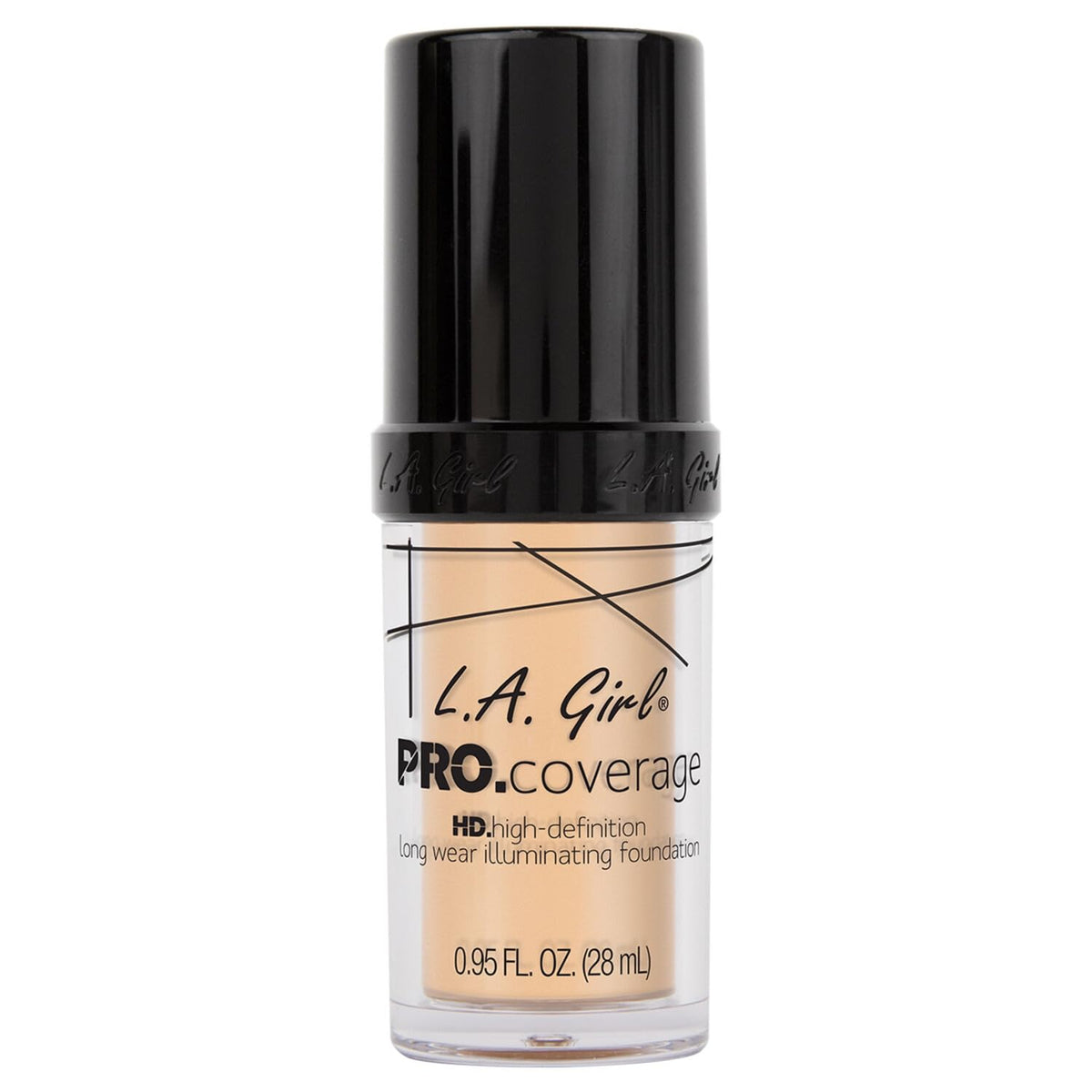 L.A. Girl Pro Coverage Liquid Foundation, Fair, 0.95 Fl Oz, GLM642