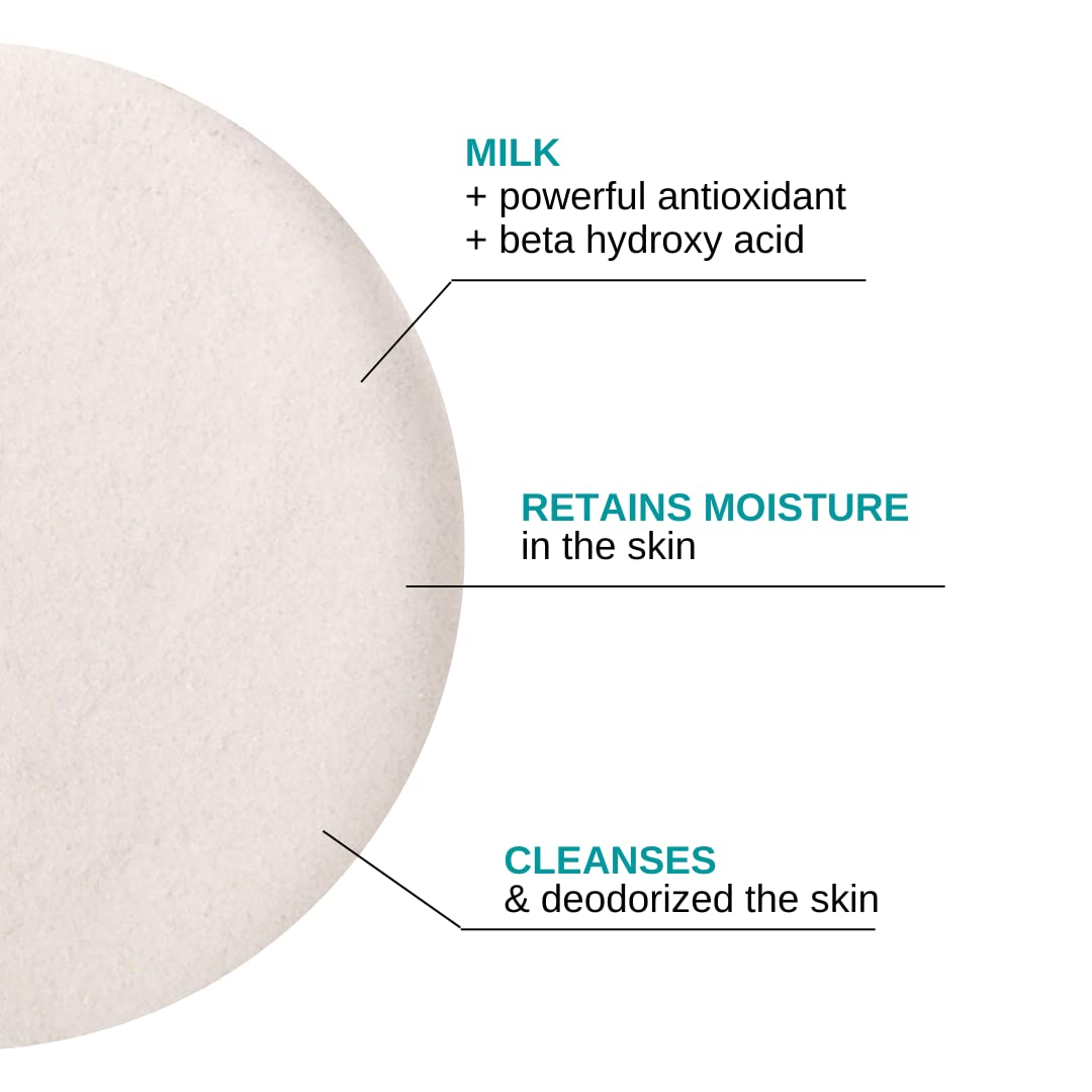Bodipure Silky Milk Body Bath - Fortified with Natural Milk Proteins to Retain Moisture and Cleanse Skin - Gently Exfoliating and Moisturizing, 21.5 Beauty & Personal Care Bodipure