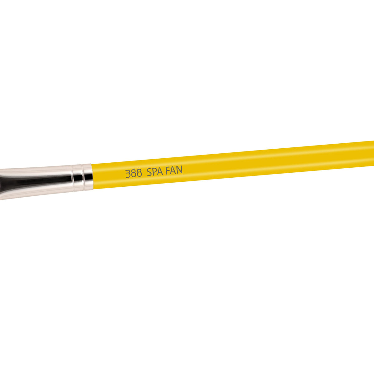 Bdellium Tools Professional Makeup Brush - Studio Series 388 Spa Fan - With Soft Synthetic Fibers, For Applying Masks (Yellow, 1pc)