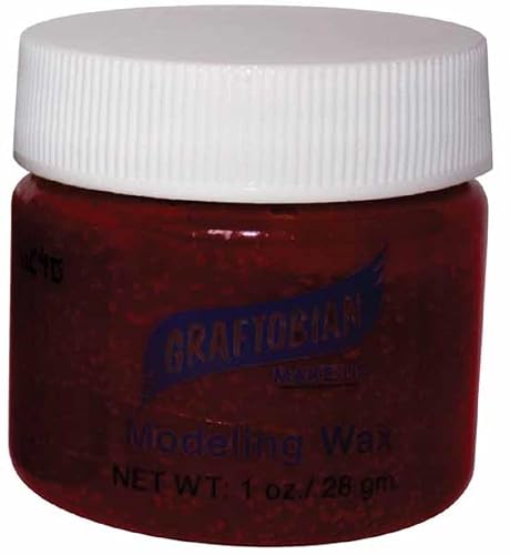 Graftobian Theatrical Modeling Wax Blood Color Pro Make-Up Special Effect 1oz Beauty & Personal Care Graftobian