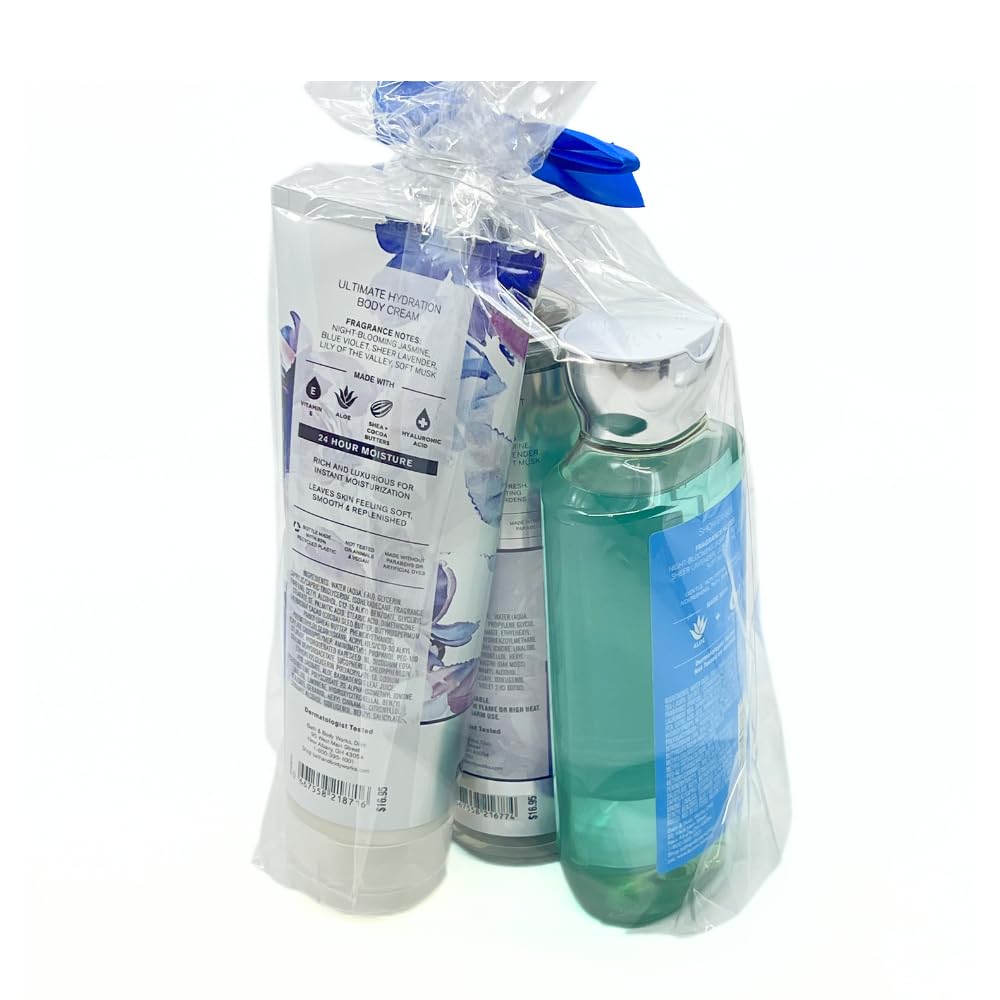 Bath & Body Works Moonlight Path 3pc bundle - Mist, Shower Gel & Body Cream - Gift Set for Women Beauty & Personal Care Bath & Body Works
