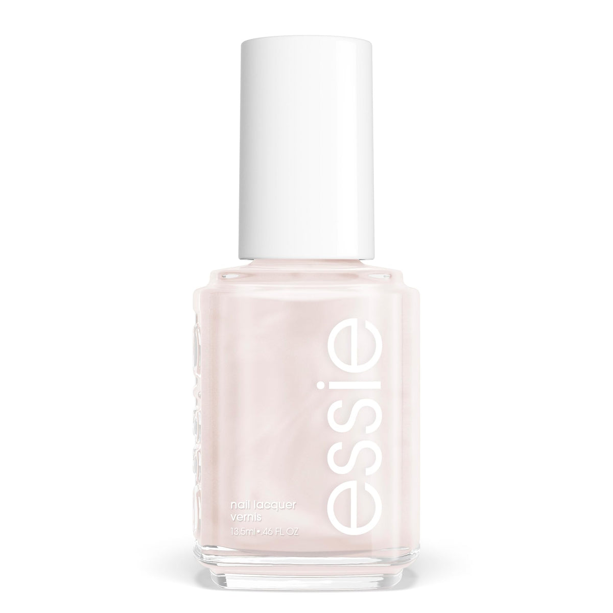 essie Nail Polish, Salon-Quality White Nail Polish, Be Them All, Vegan, Stay Fluid, 0.46 fl oz