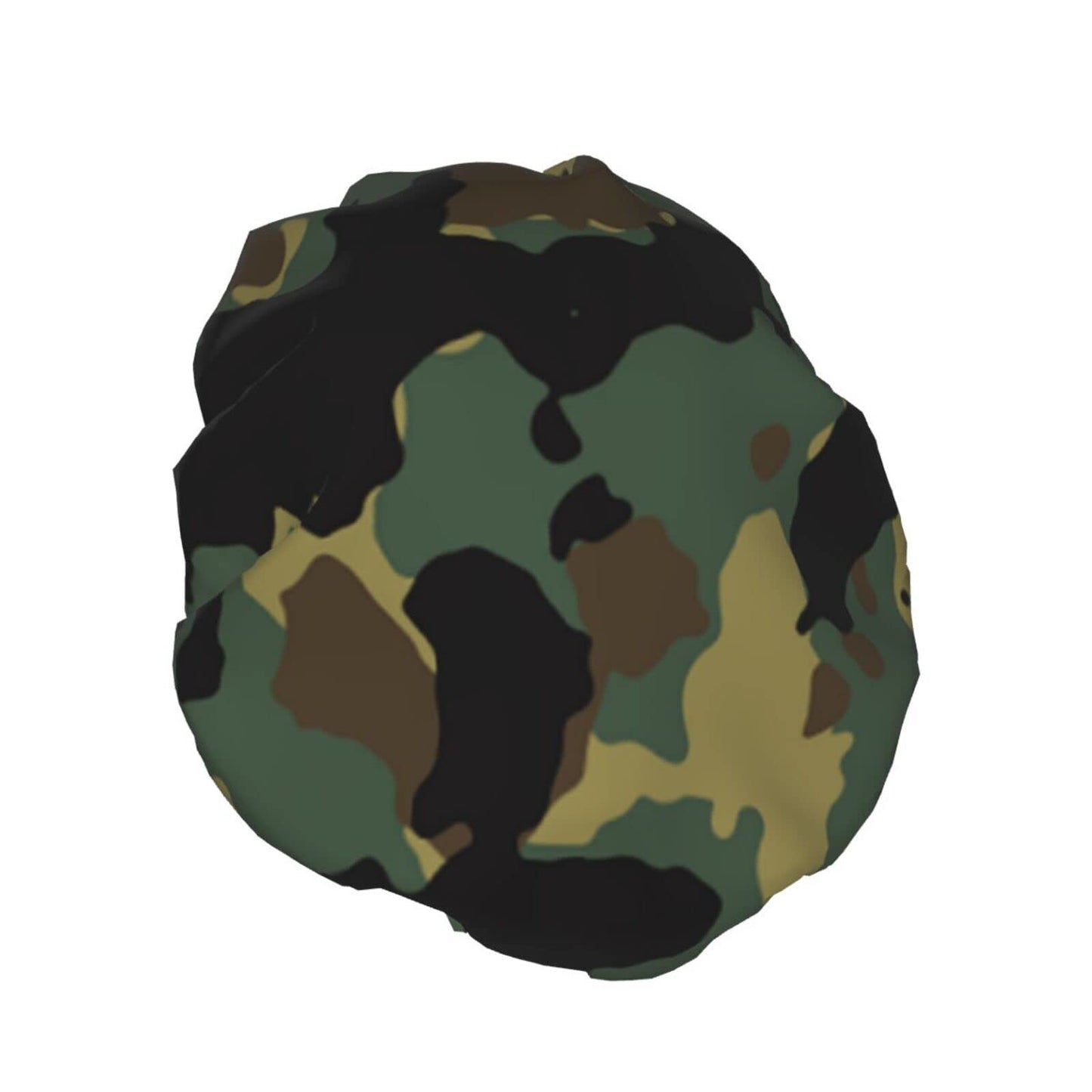 Camouflage Pattern Shower Cap Reusable Bath Hair Cap Double Layer Waterproof Bathing Shower Hat for Ladies, Men, Kids, Spa or Salon Beauty and Personal Care BONDIJ