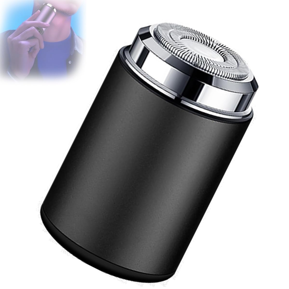 DMZHAOBC Mini Portable Electric Shaver Electric Razor, Portable Pocket Travel Shaver Beard Trimmer, USB Rechargeable Waterproof Shaver, Mini Shaver Beauty and Personal Care DMZHAOBC