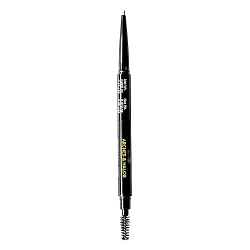 Arches and Halos 2 in 1 Defining Eyebrow Pencil and Powder - Brow Powder with Spoolie Brush - Shape and Fill for Natural Look - Mocha Blonde - .017 oz Beauty & Personal Care Arches & Halos