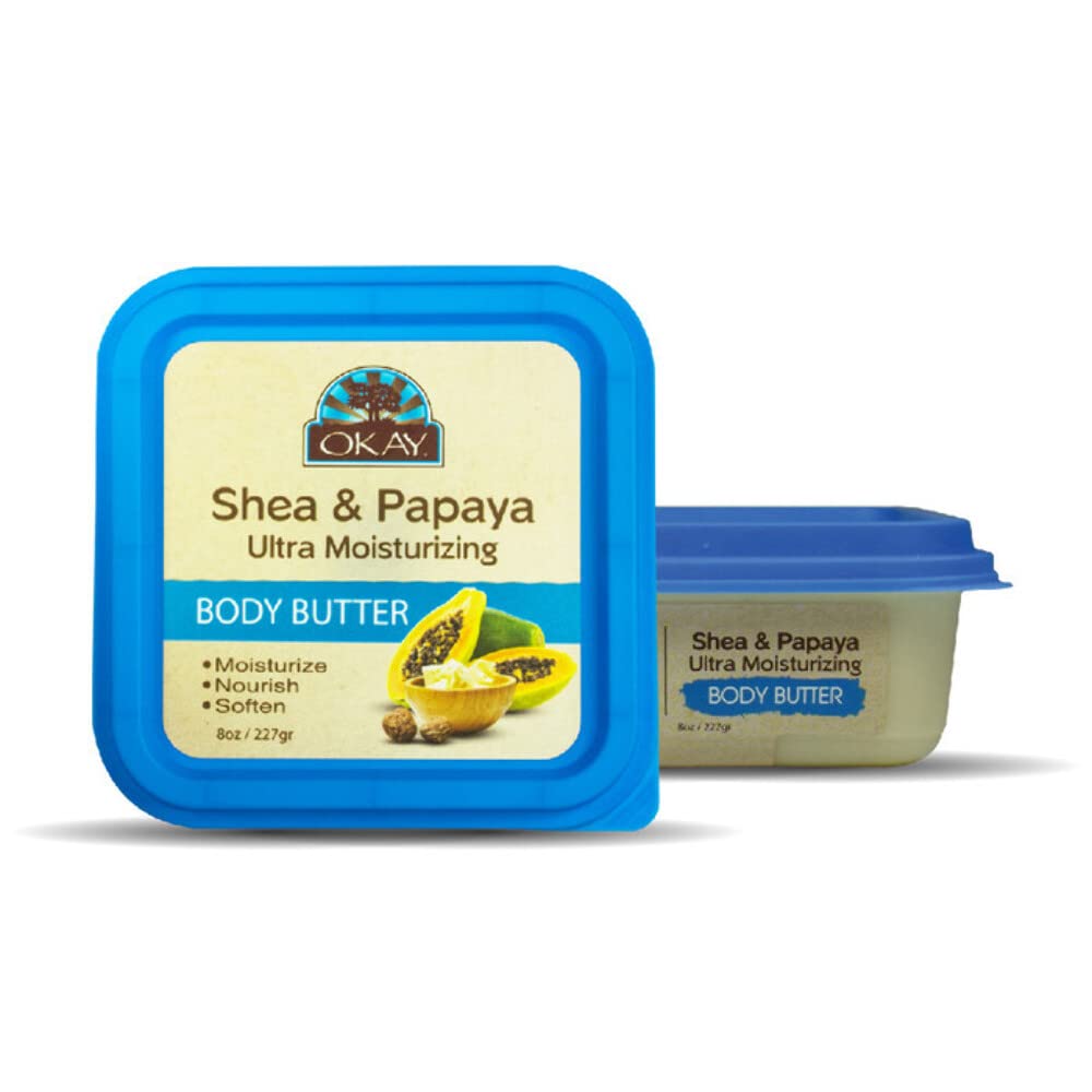 Okay Shea & Papaya Ultra Moisturizing Body Butter Beauty & Personal Care OKAY