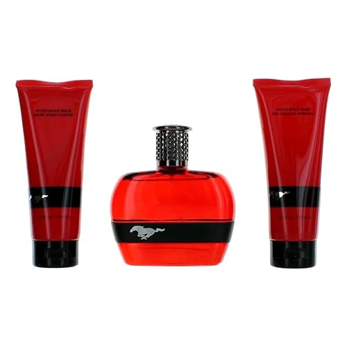 Classic Collection Mustang Red Men 3 Pc Gift Set Beauty & Personal Care Classic Collection