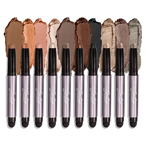 Julep Eyeshadow 101 Crème to Powder Waterproof Eyeshadow Stick 10 Piece Palette - Matte and Shimmer Finishes Beauty & Personal Care Julep
