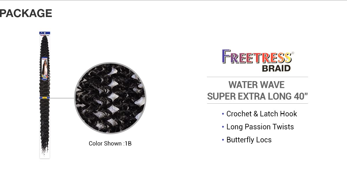 Freetress Water Wave Super Extra Long Braid 40" (1-PACK, 27)