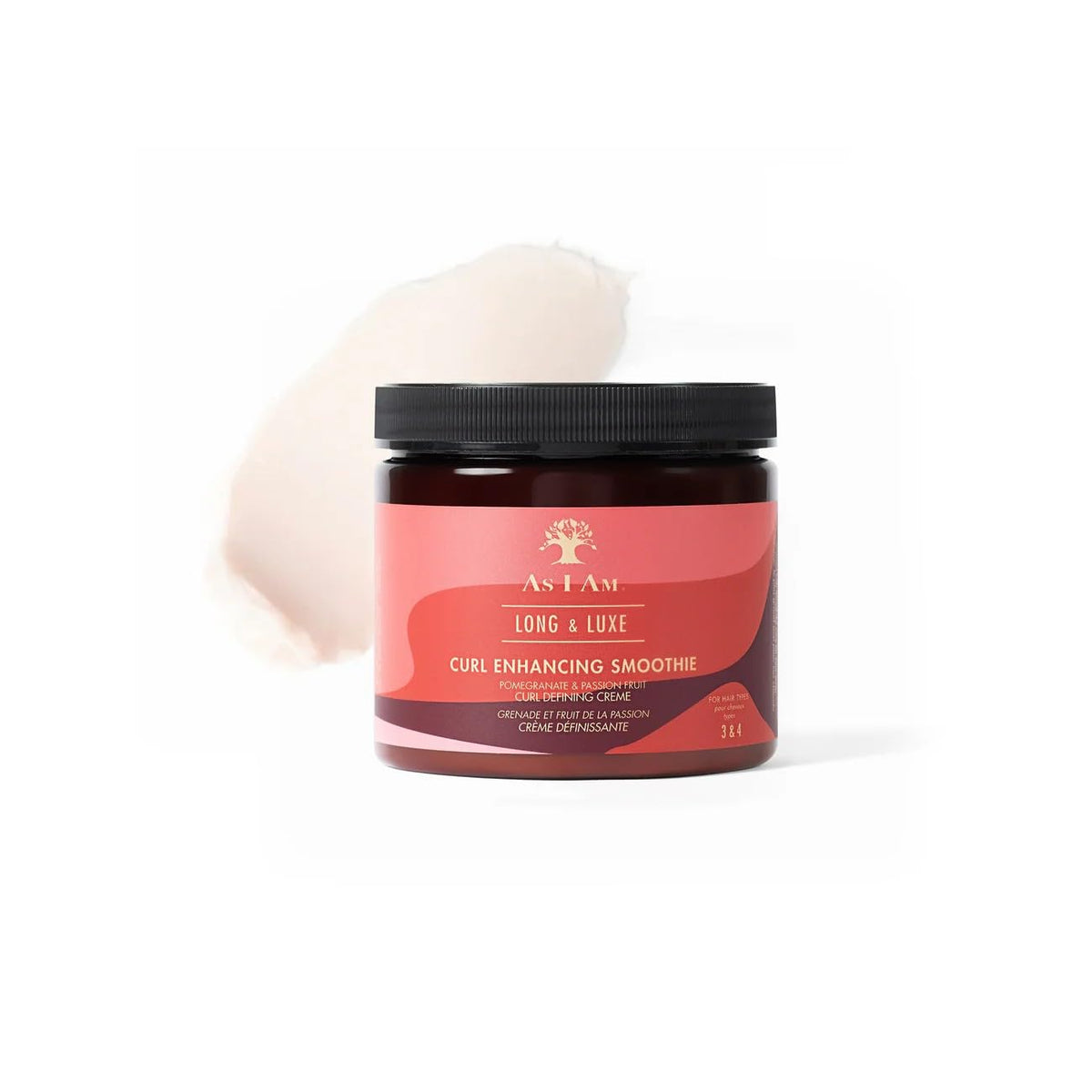 As I Am Long and Luxe Curl Enhancing Smoothie 16 oz - Lightweight Coil Defining Creme for Hi-Definition, Hydrated Curls and Coils - Enriched Beauty & Personal Care As I Am