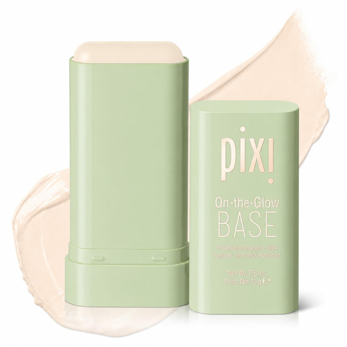 Pixi Beauty On-the-Glow Base| Tinted Moisturizer Foundation Stick | Fair: Very fair, warm shade| 0.6 oz / 19g