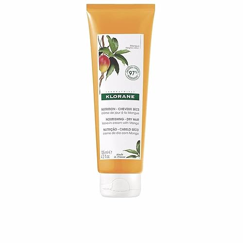 Klorane Nourishing Leave-in Cream with Mango Butter, Moisturize, Hydrate and Smoothe Dry Hair, Paraben, Silicone, Sulfate Free, 4.2 oz. Beauty & Personal Care Klorane