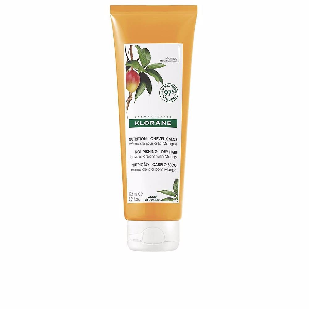 Klorane Nourishing Leave-in Cream with Mango Butter, Moisturize, Hydrate and Smoothe Dry Hair, Paraben, Silicone, Sulfate Free, 4.2 oz. Beauty & Personal Care Klorane