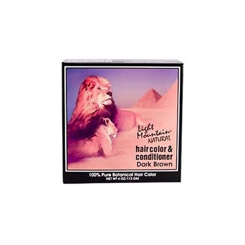 Light Mountain Light Mountain Dark Brown Henna 4 oz. Beauty & Personal Care LIGHT MOUNTAIN