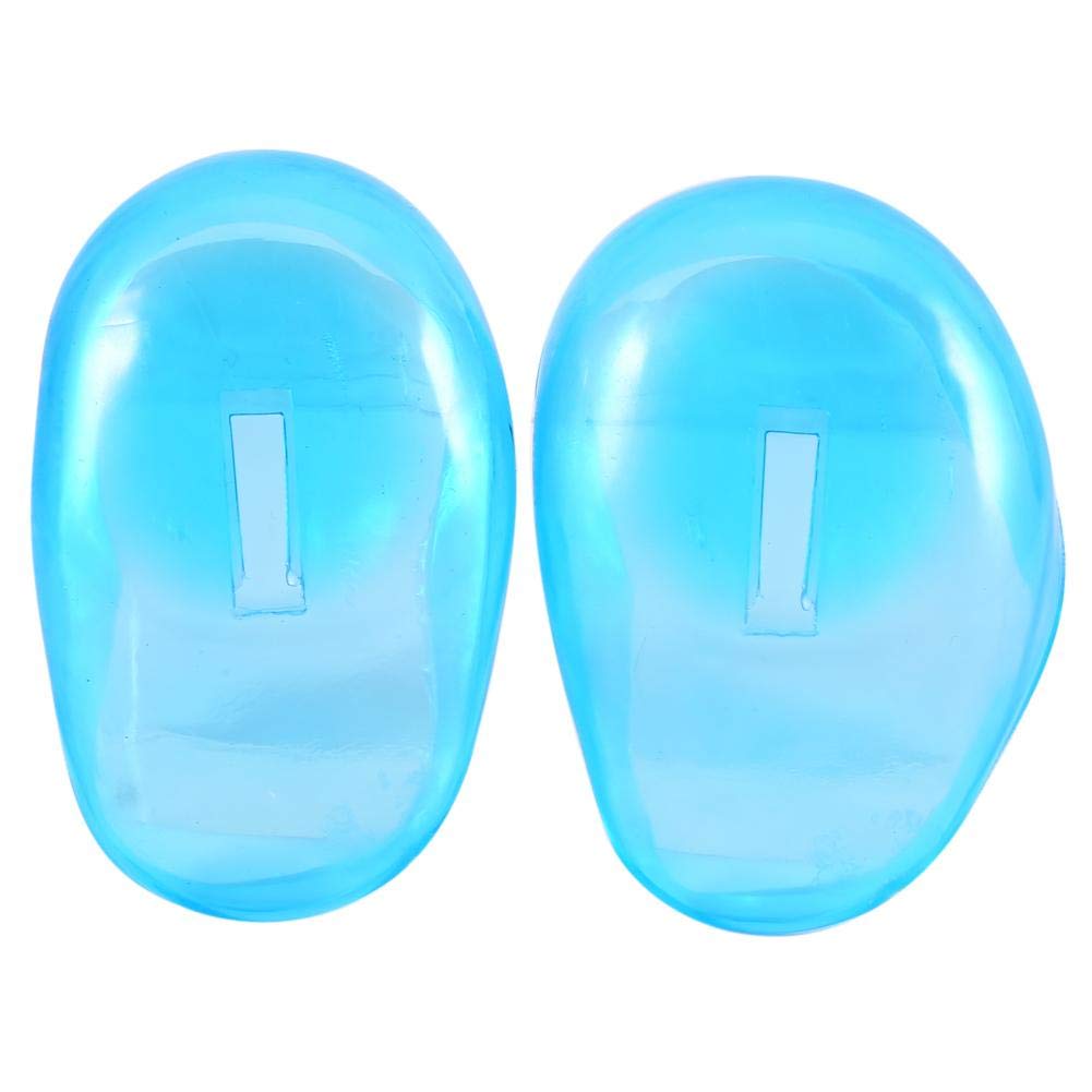 2pcs Blue Ear Cover Caps Hair Dye Shield Protector for Hair Dye Anti Staining Plastic Earmuffs Beauty and Personal Care Simlug