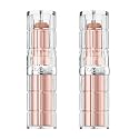 Pack of 2 L'Oreal Paris Colour Riche Plump and Shine Lipstick, Coconut Plump 107 Beauty & Personal Care L'ORÉAL