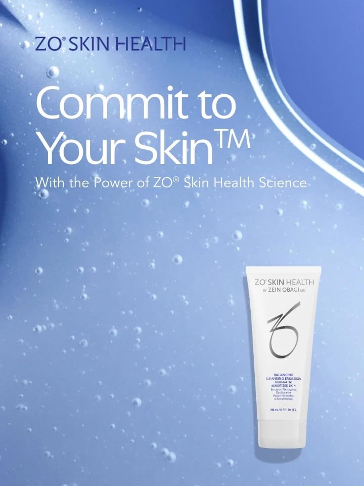 ZO SKIN HEALTH Balancing Cleansing Emulsion Normal to Sensitized Skin 200 ml | 6.7 Fl Oz