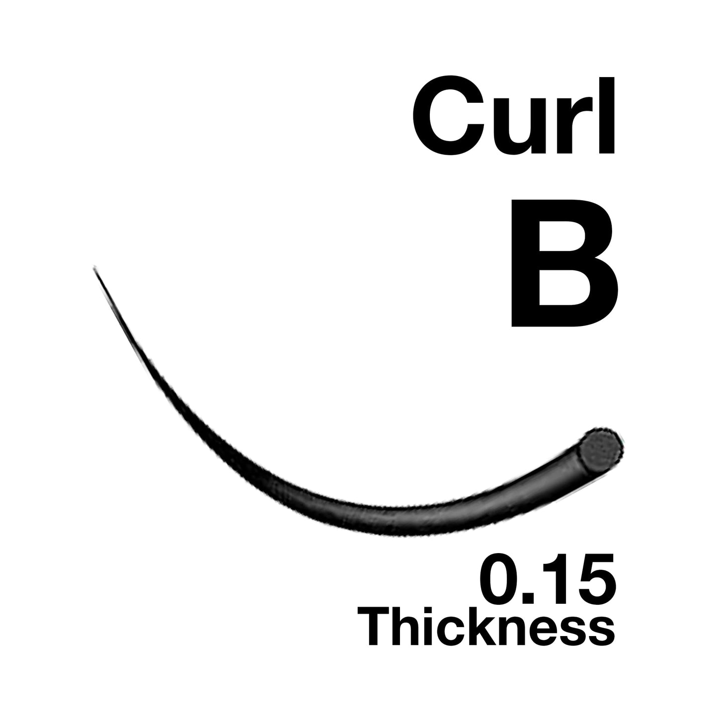 EMILYSTORES Lash Extensions 0.15mm Thickness B Curl Mixed 8-14mm Sizes Length Volume Individual Natural-Looking Eyelashes For Eyelash Beauty & Personal Care EMILYSTORES