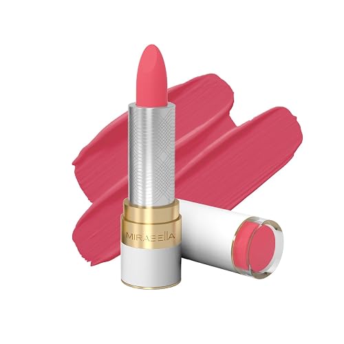 Mirabella - Sealed with a Kiss Full-Coverage Moisturizing Lipstick, Richly Pigmented, Creamy Lip Makeup, Hydrating Mineral-Based Lip Color with Beauty & Personal Care Mirabella
