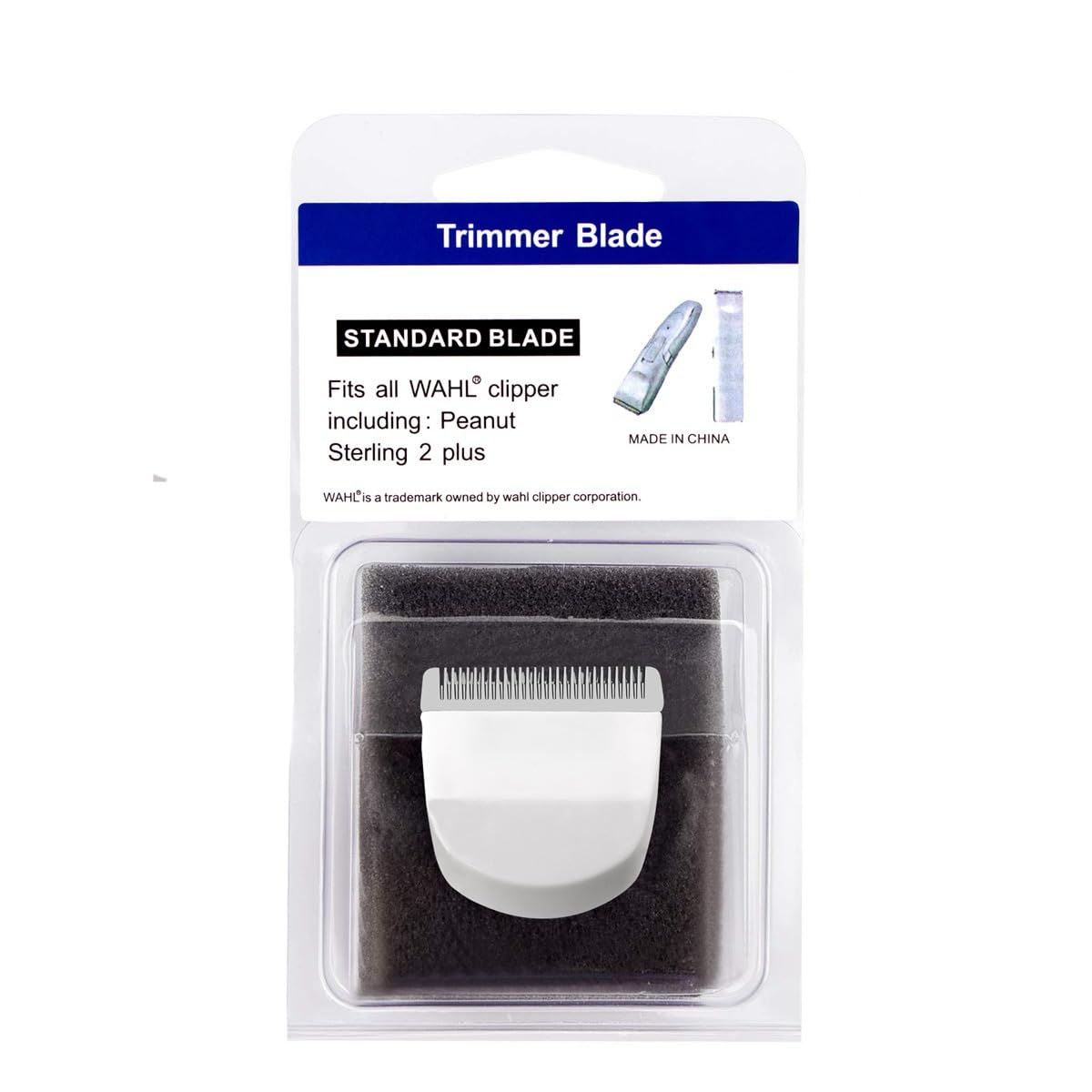 2PCS White Professional Peanut Clippers/Trimmers Snap On Replacement Blades #2068-300-Fits Compatible with Peanut Hair Clipper Beauty and Personal Care colorski
