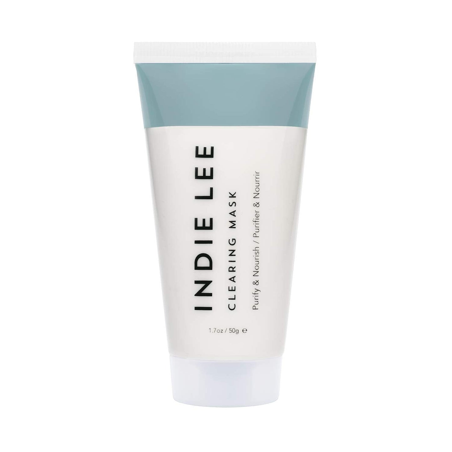 Indie Lee Clearing Mask Tube - Bentonite Clay Mask with Colloidal Sulfur to Draw Out Impurities + Exfoliate Skin - Muddy-Texture Pore Detox Mask Beauty & Personal Care Indie Lee