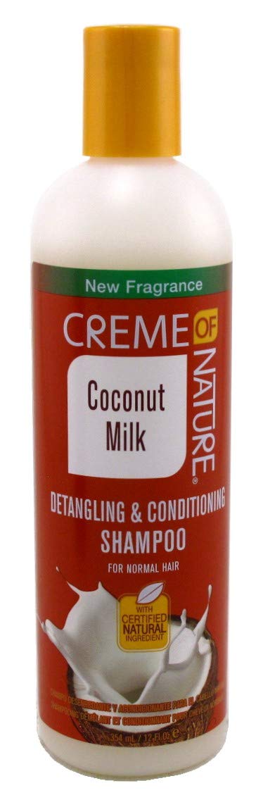 Creme Of Nature Coconut Milk Detangling Shampoo 12 Ounce (Pack of 2) Beauty & Personal Care Creme of Nature