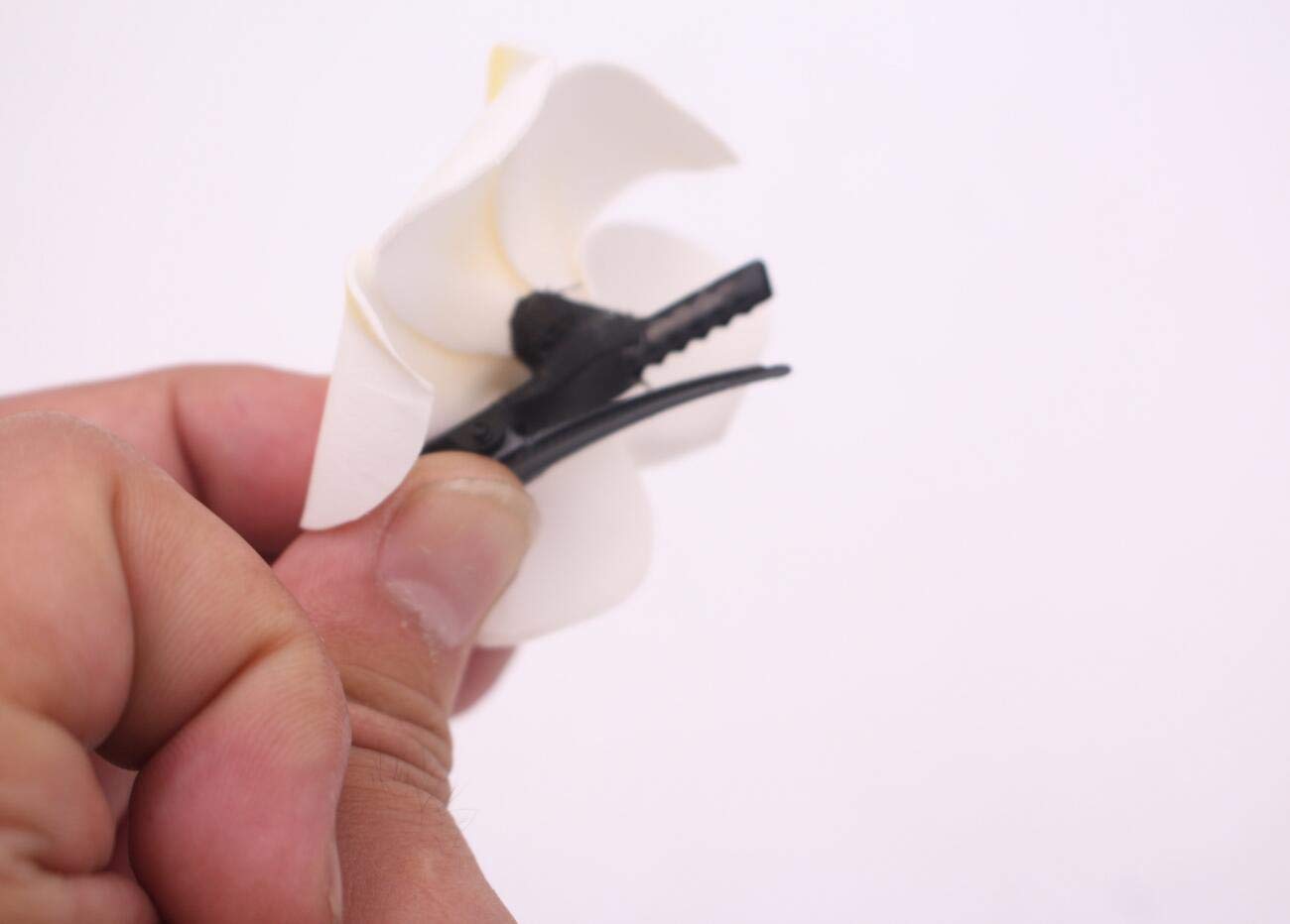 12PCS Women Girls 2.36" Hawaiian Hawaii Bohemia Style Plumeria Foam Flower Hair Clips Decoration Hair Barrette Hairpin For Bridal Wedding Party Beach Beauty & Personal Care Elandy