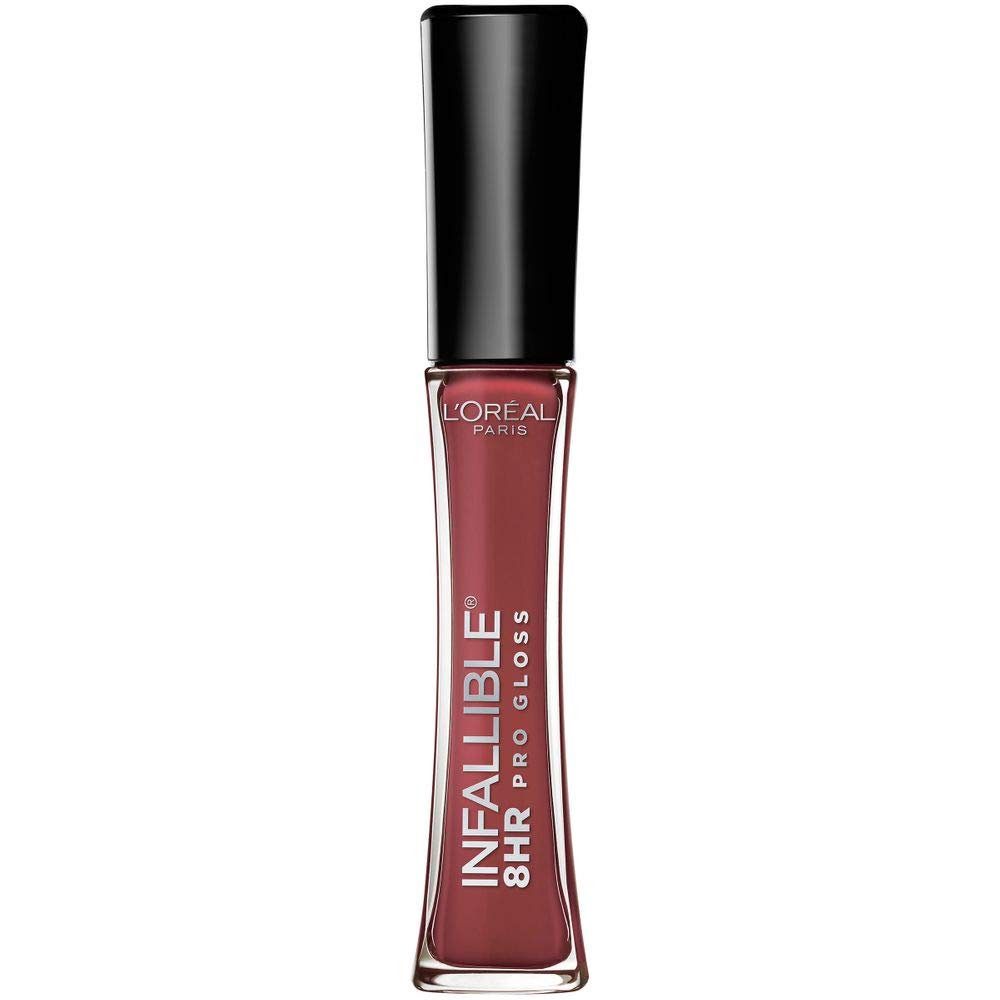 L’Oreal Paris Makeup Infallible 8 Hour Hydrating Lip Gloss, Sangria, 0.21 Fl Oz Beauty & Personal Care L'Oreal Paris