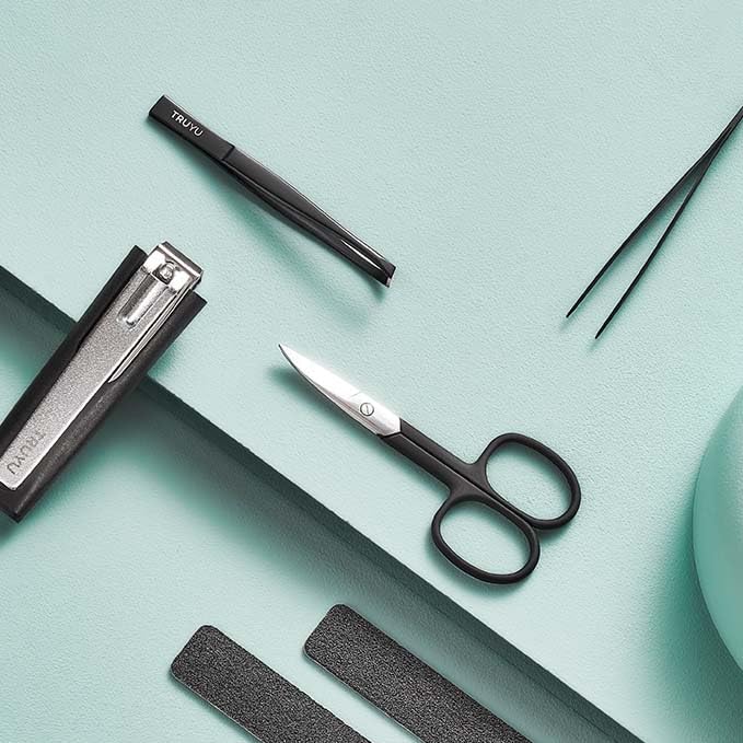 Qvs Slant Tip Tweezers, 0.3 Ounce Beauty and Personal Care Truyu