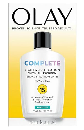 OLAY Complete All Day Moisturizer SPF 15, Sensitive 4 oz (Pack of 6) Beauty & Personal Care Olay