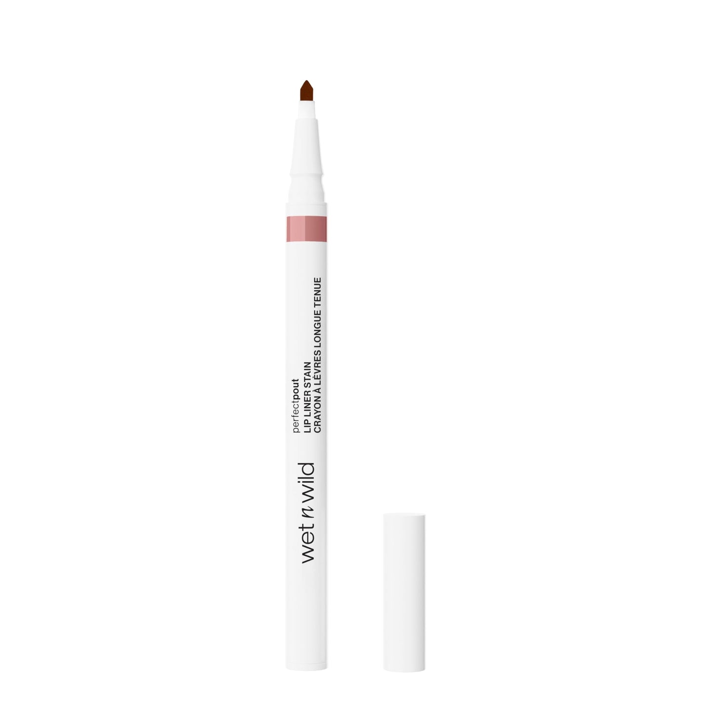 wet n wild Perfect Pout Lip Liner Stain, Long-Lasting Transfer-Proof Formula with Blade-Like Applicator for Precision & Full Lip Coverage, Vegan Beauty & Personal Care wet n wild