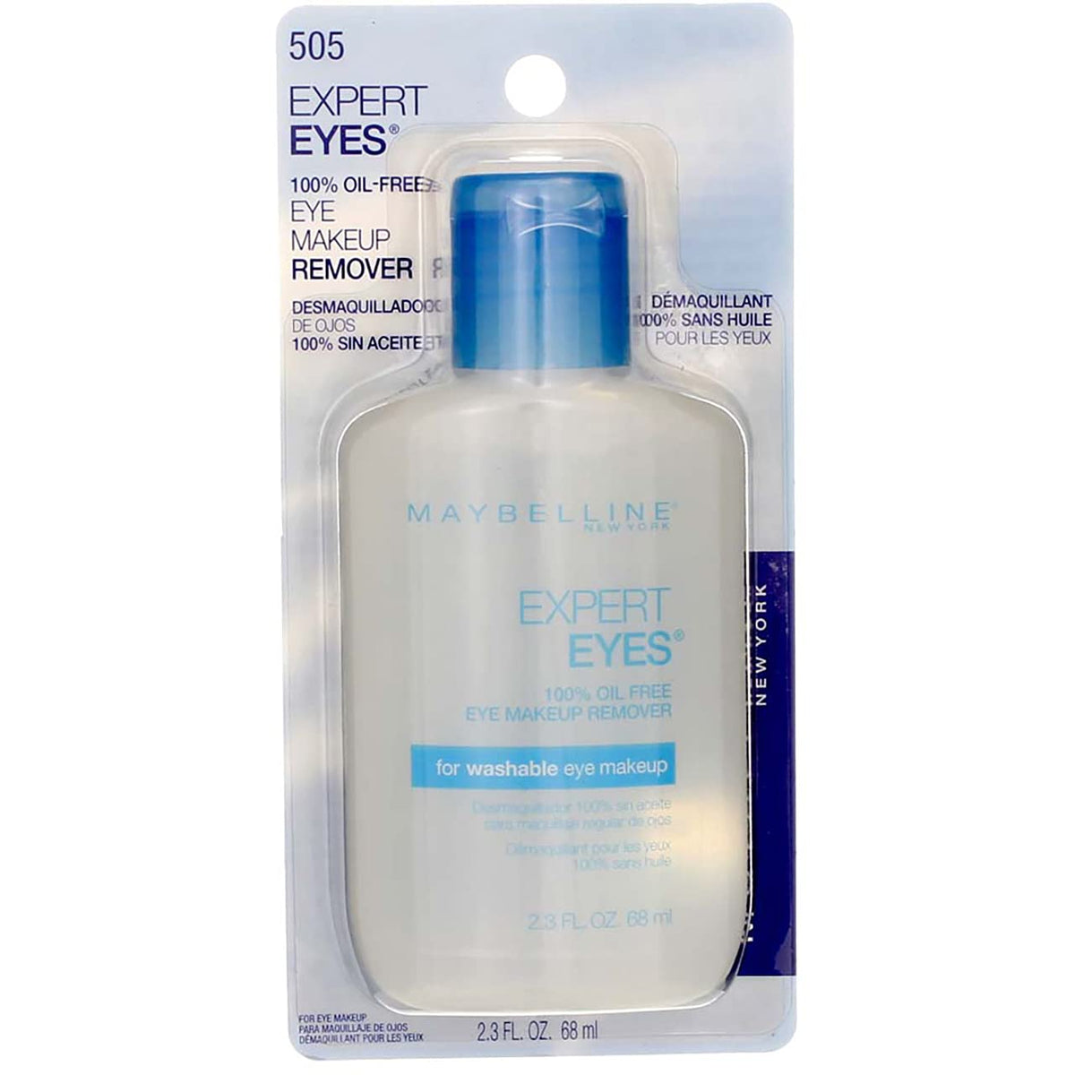 Maybelline Expert Eyes 100% Oil Free Eye Make-Up Remover, 2.3 oz (Pack of 2)