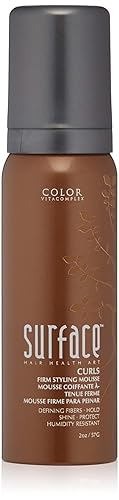 SURFACE Hair Curls Firm Styling Mousse, 2 oz Beauty & Personal Care SURFACE