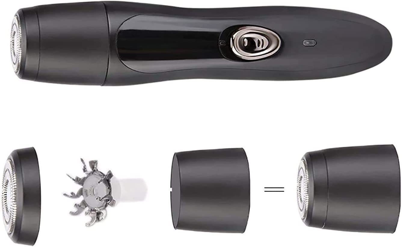 aiqiua Nose and Ear Hair Trimmer -Painless Precision Tool, Wet/Dry, Easy to Clean, Stainless Steel Replacement Blade, Easy to use, Unisex Beauty and Personal Care aiqiua