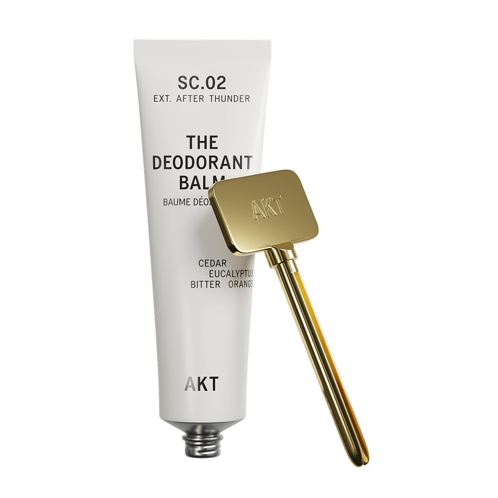 AKT, THE DEODORANT BALM. Award winning, multi-use, natural deodorant. Plastic Free. Gender Free. Aluminium Free. 100% effective - 1 tube lasts up to 3 Beauty and Personal Care AKT