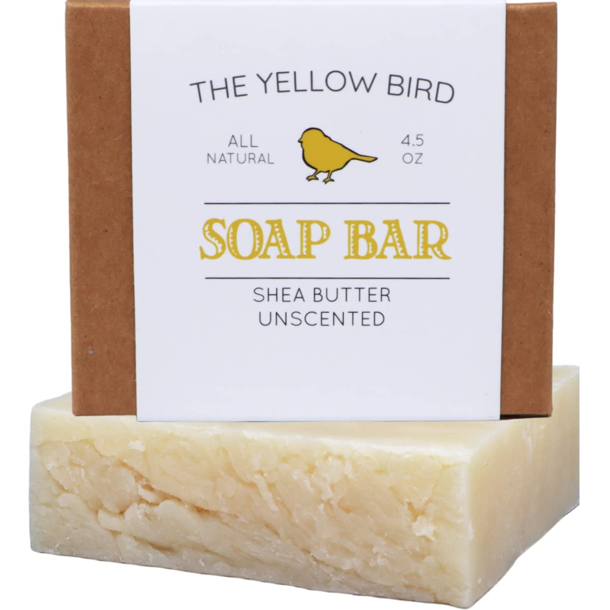 The Yellow Bird Unscented Soap Bar For Sensitive Skin. Handmade Face Soap that's Fragrance Free and Hypoallergenic. Natural, Vegan, and Organic Beauty & Personal Care The Yellow Bird