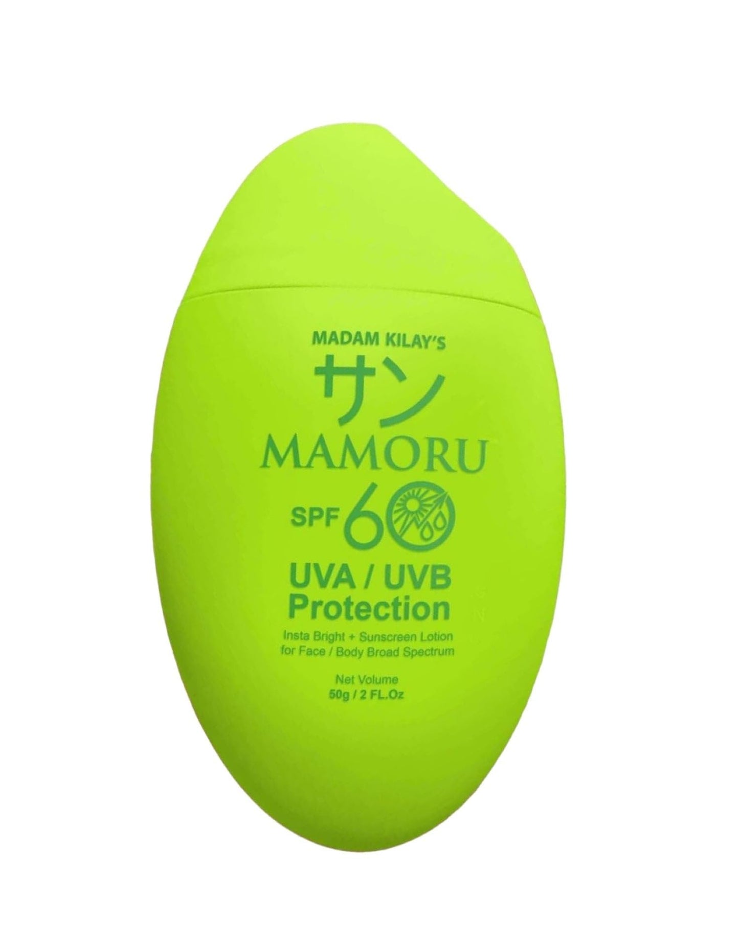 2 Packs Madam Kilay's Mamoru SPF 60 UVA/UVB Protection - 50g each Beauty & Personal Care Madam Kilay