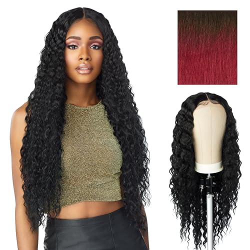 Sensationnel Butta LaceWig-Unit 3, T4/WINE