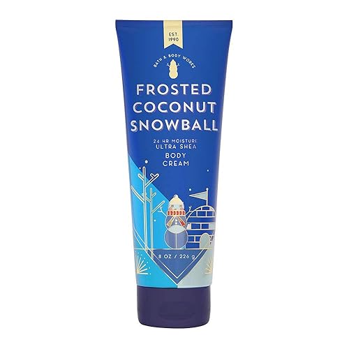 Bath & Body Works Frosted Coconut Snowball Ultra Shea Body Cream, 8 Ounce Beauty & Personal Care Bath & Body Works