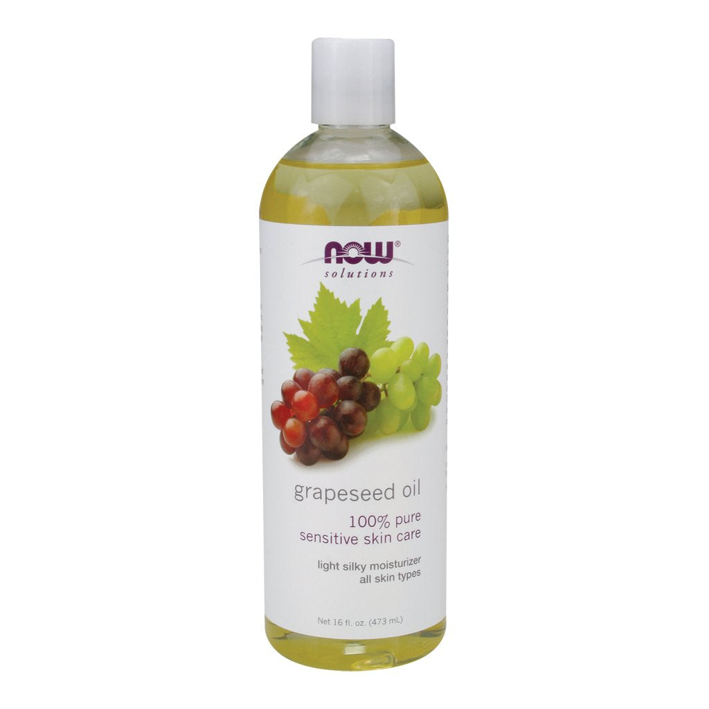 Now Foods Grapeseed Oil - 16 oz. (Edible) 3 Pack Beauty & Personal Care NOW Foods