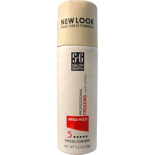 Salon Grafix Mega Hold Freezing Hair Spray, 1.5 oz (Pack of 2) Beauty & Personal Care Salon Grafix