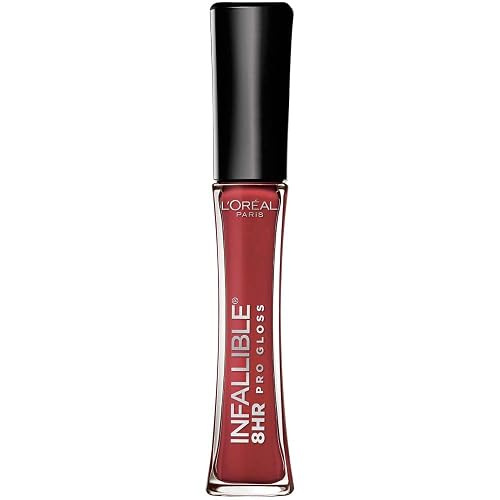 L’Oreal Paris Makeup Infallible 8 Hour Hydrating Lip Gloss, Suede, 0.21 Fl Oz Beauty & Personal Care L'Oreal Paris