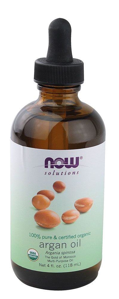 NOW Foods Argan Oil 100% Pure & Certified Organic - 4 fl. oz. 3 Pack Beauty & Personal Care NOW Foods