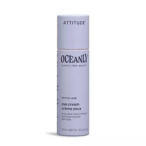 ATTITUDE Oceanly Eye Cream Stick, EWG Verified, Plastic-free, Plant and Mineral-Based Ingredients, Vegan and Cruelty-free Beauty Products, PHYTO AGE Beauty & Personal Care ATTITUDE