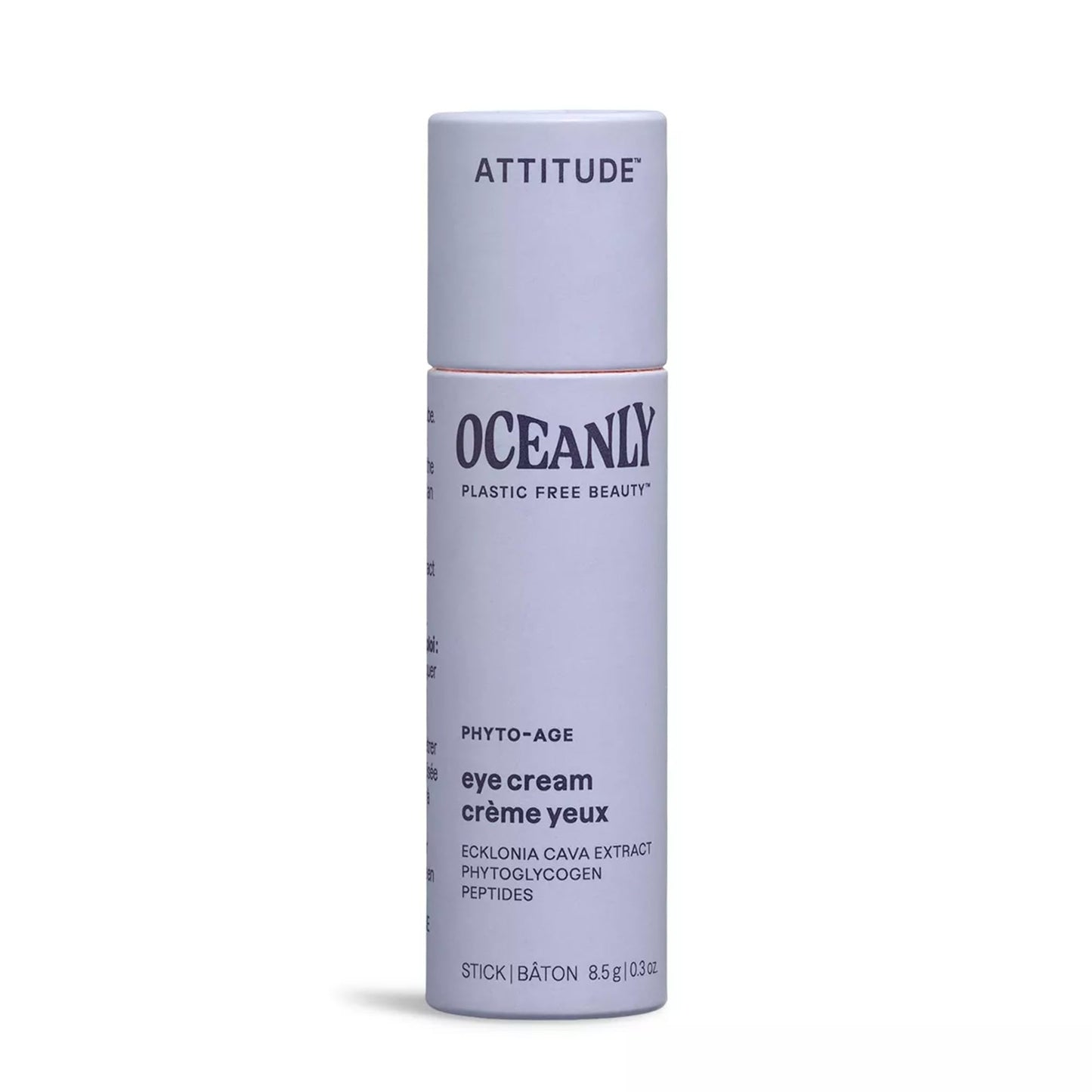 ATTITUDE Oceanly Eye Cream Stick, EWG Verified, Plastic-free, Plant and Mineral-Based Ingredients, Vegan and Cruelty-free Beauty Products, PHYTO AGE Beauty & Personal Care ATTITUDE